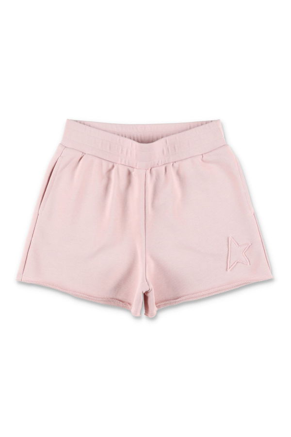 KIDS Golden Goose Star Sweatshorts - Pink
