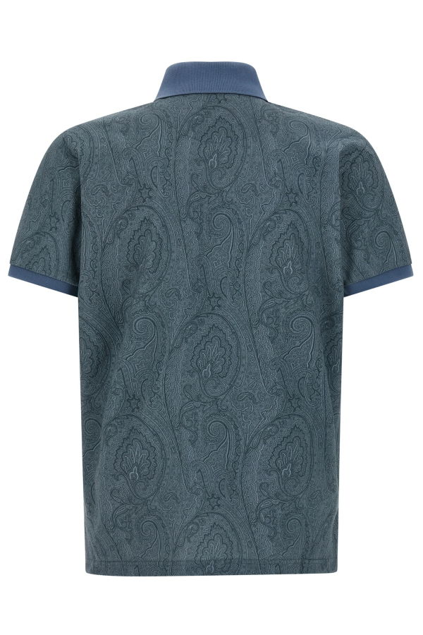 Etro Paisley Polo Shirt - Blue