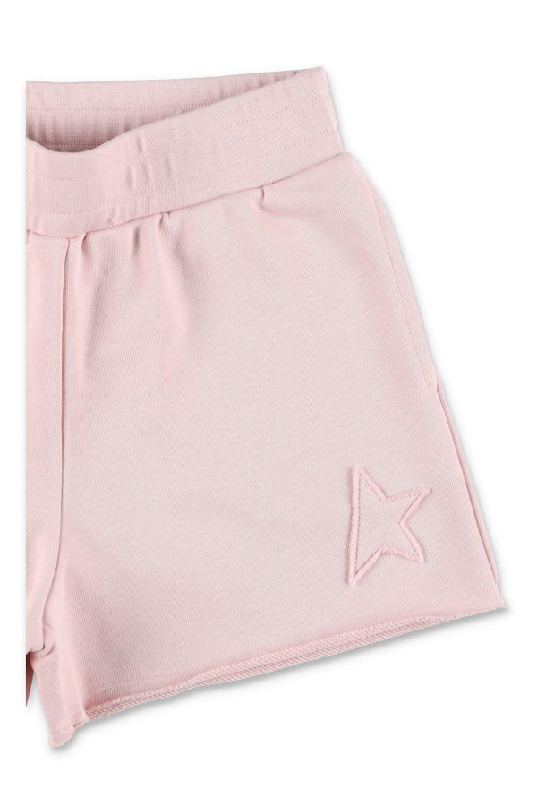 KIDS Golden Goose Star Sweatshorts - Pink