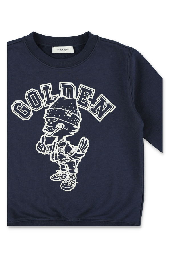 KIDS Golden Goose Mascot Sweatshirt - Navy Blue
