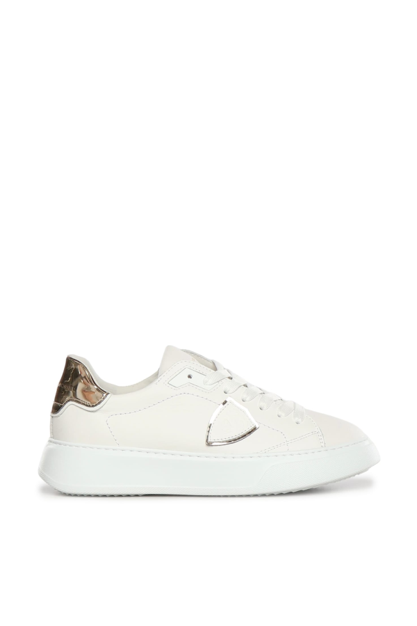 Philippe Model Temple Leather Sneakers - White