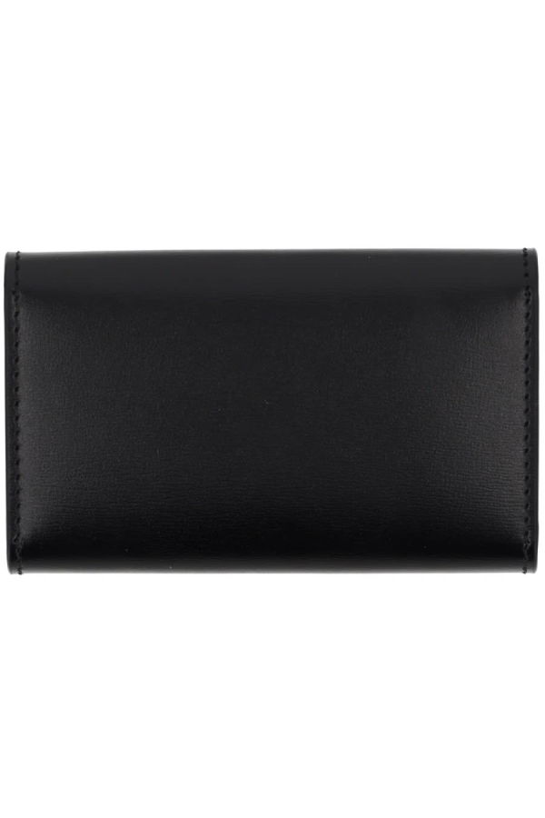 Jil Sander Leather Keychain Clutch Bag - Black