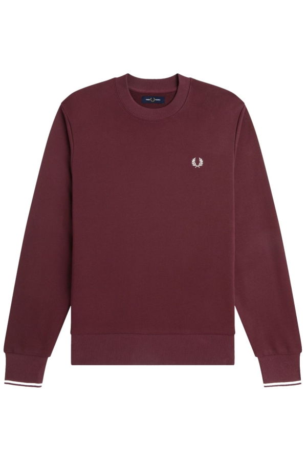 Fred Perry Sweatshirt With Logo Sweatshirt - Bordeaux
