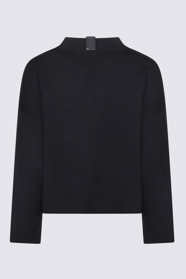 Fabiana Filippi Navy Knitwear Sweater - Navy