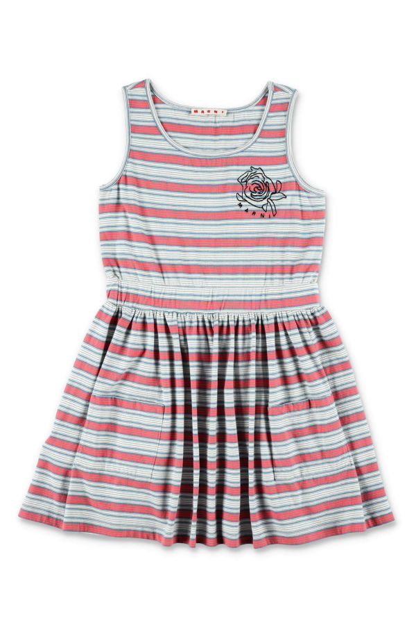 KIDS Marni Striped Jersey Dress
