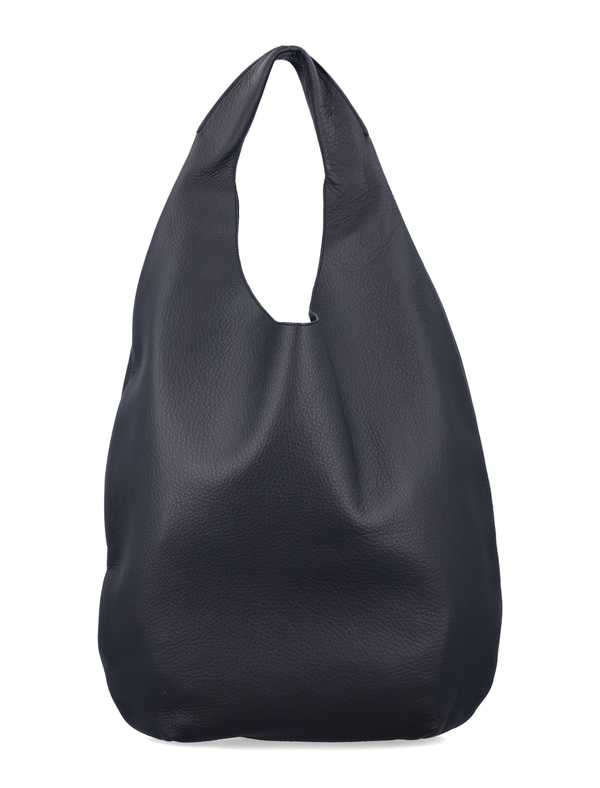 A.P.C. Le Neige Grained Leather Handbag - Black