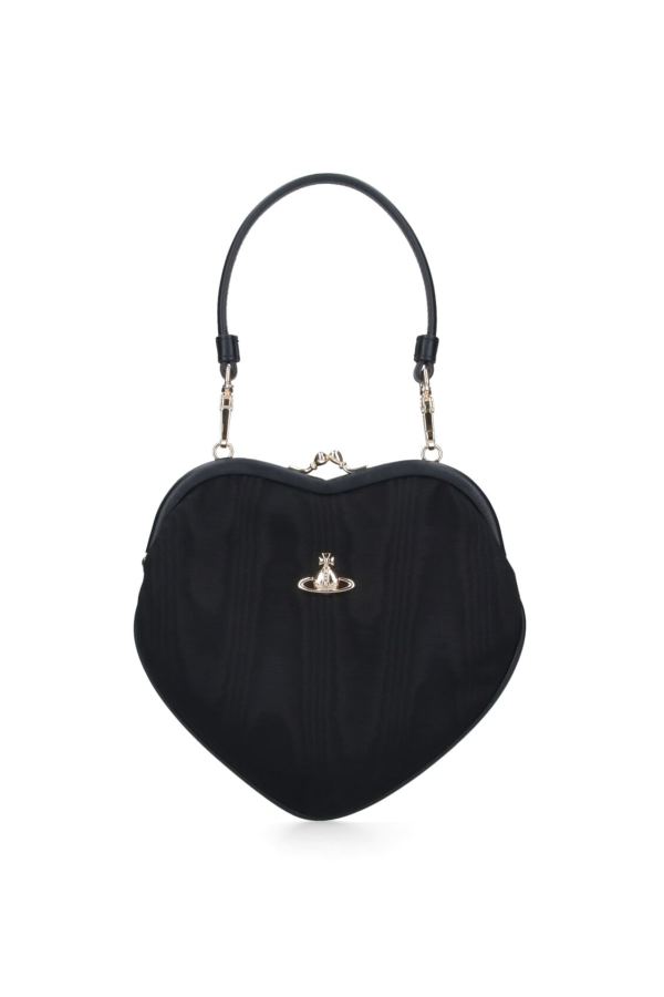 Vivienne Westwood Belle Heart Frame Shoulder Bag - Black