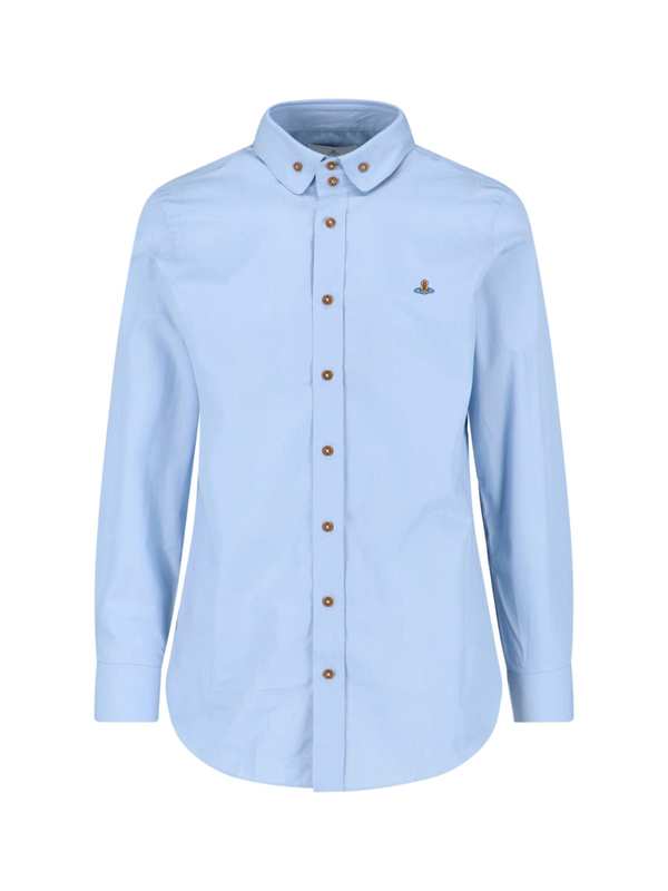 Vivienne Westwood Two Button Krall Shirt - Light Blue