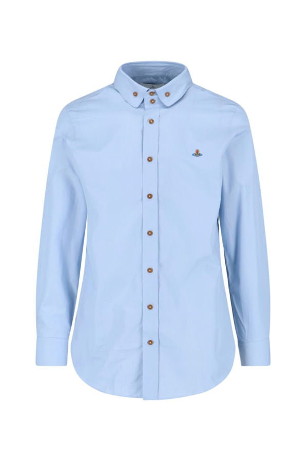 Vivienne Westwood Two Button Krall Shirt - Light Blue