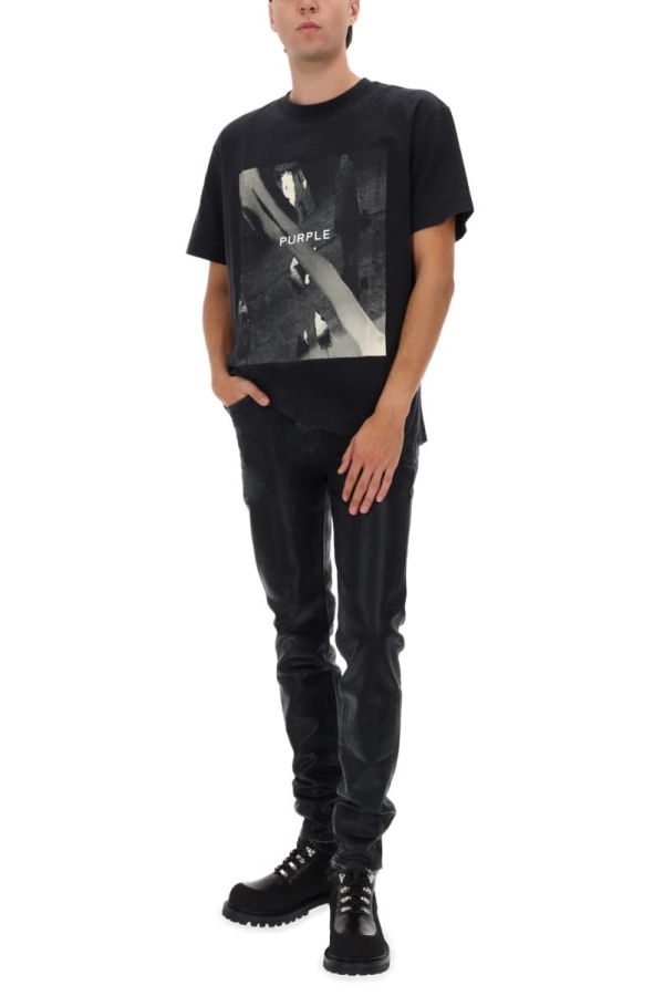 PURPLE Denim Pants Jeans - Black