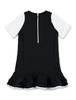 KIDS Marni Jersey Dress With Rose - Black - Thumbnail 3