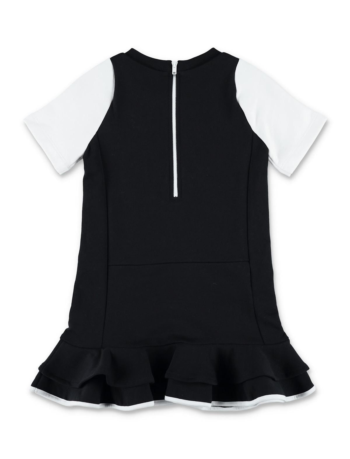 KIDS Marni Jersey Dress With Rose - Black - Image 3 of 3