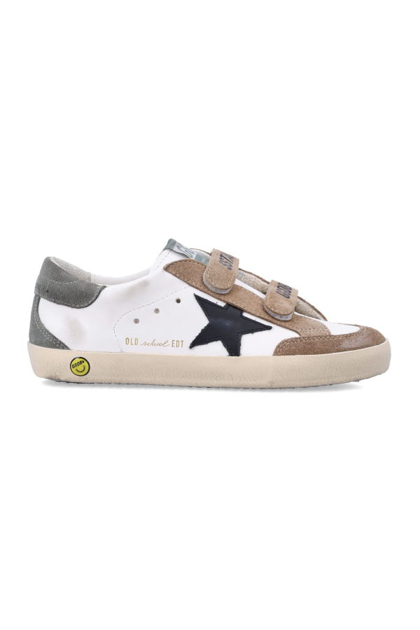 KIDS Golden Goose Old School Sneakers - White/Brown