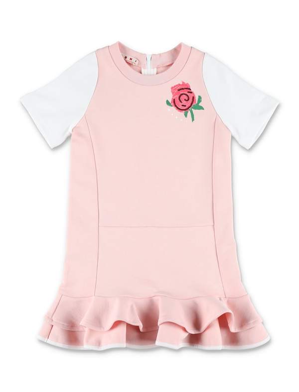 KIDS Marni Jersey Dress - Rose