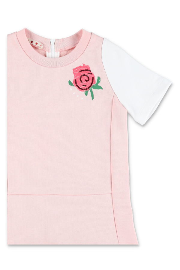 KIDS Marni Jersey Dress - Rose