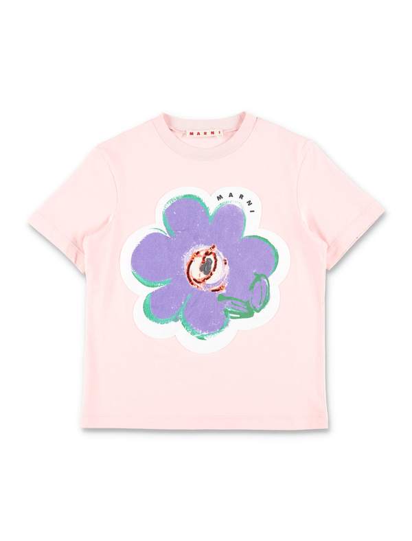 KIDS Marni Floral T-Shirt - Pink KIDS Marni Floral T-Shirt - Pink