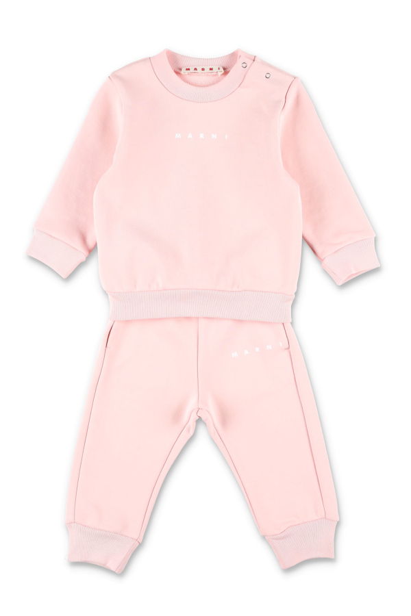 KIDS Marni Baby Sweatshirt Set - Pink