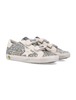 KIDS Golden Goose Old School Glitter And Leather Sneakers - Platinum/Cream - Thumbnail 3