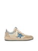 Golden Goose Ball Star Leather Sneaker - Marble Quarry Silver - Thumbnail 1