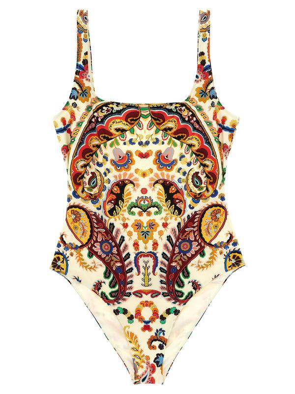 Etro Floral Paisley One-Piece Swimsuit - Multicolor