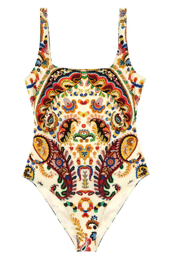 Etro Floral Paisley One-Piece Swimsuit - Multicolor