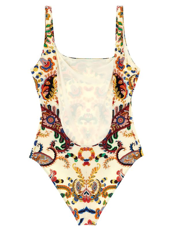 Etro Floral Paisley One-Piece Swimsuit - Multicolor