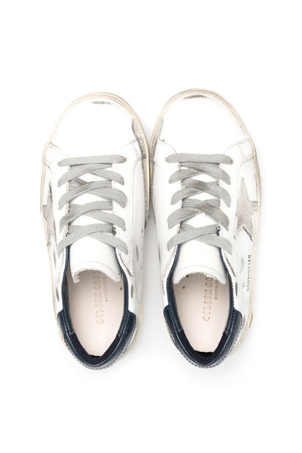 KIDS Golden Goose Superstar Sneakers - White