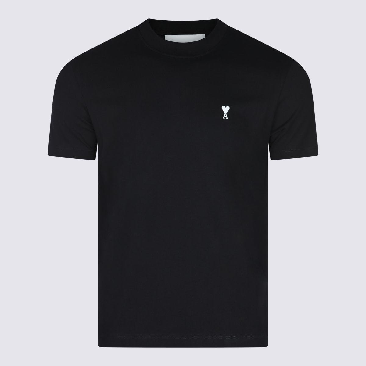Ami Alexandre Mattiussi Cotton T-Shirt - Black - Image 1 of 4