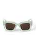 Off-White OERI14D Mystic Sunglasses - Sage Brown - Thumbnail 1