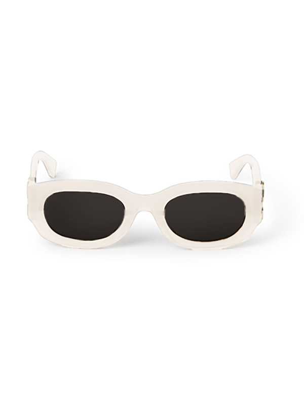 Off-White OERI14E Palmer Sunglasses - White Dark Grey