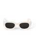 Off-White OERI14E Palmer Sunglasses - White Dark Grey - Thumbnail 1