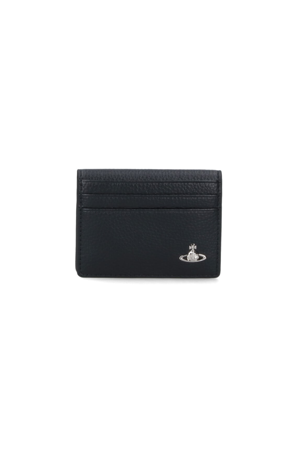 Vivienne Westwood Orb Bi-Fold Card Holder - Black
