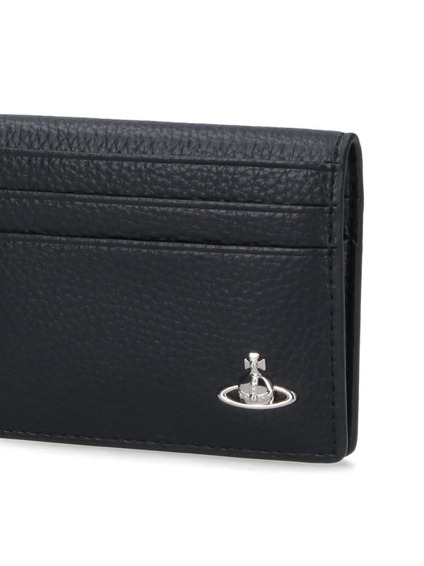 Vivienne Westwood Orb Bi-Fold Card Holder - Black