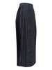 MM6 Maison Margiela Pleated Midi Skirt - Black - Thumbnail 3