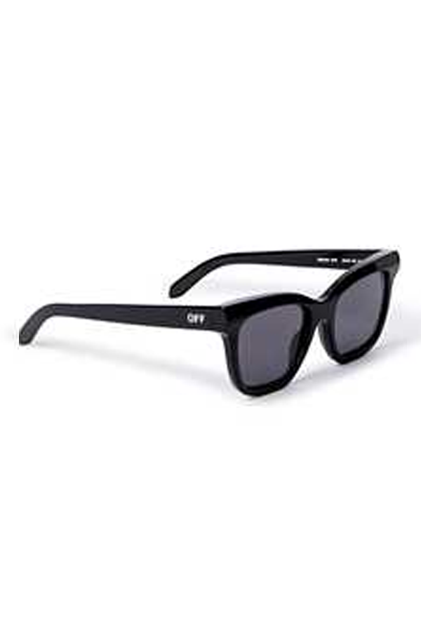 Off-White OERI143 Lincoln Sunglasses - Black Dark Grey