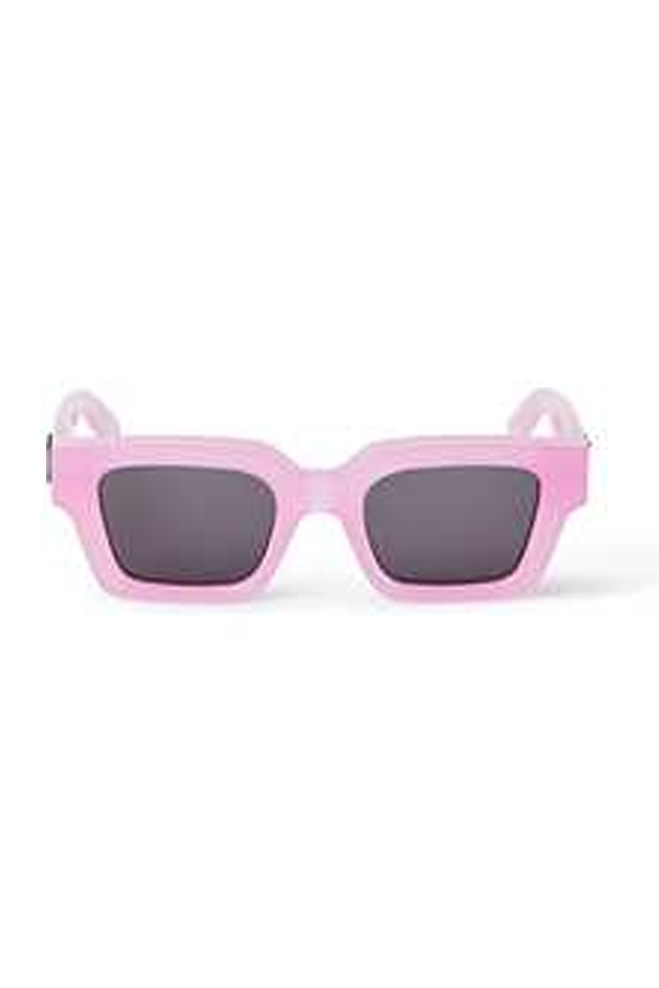 Off-White OERI008 Virgil Sunglasses - Pink Dark Grey