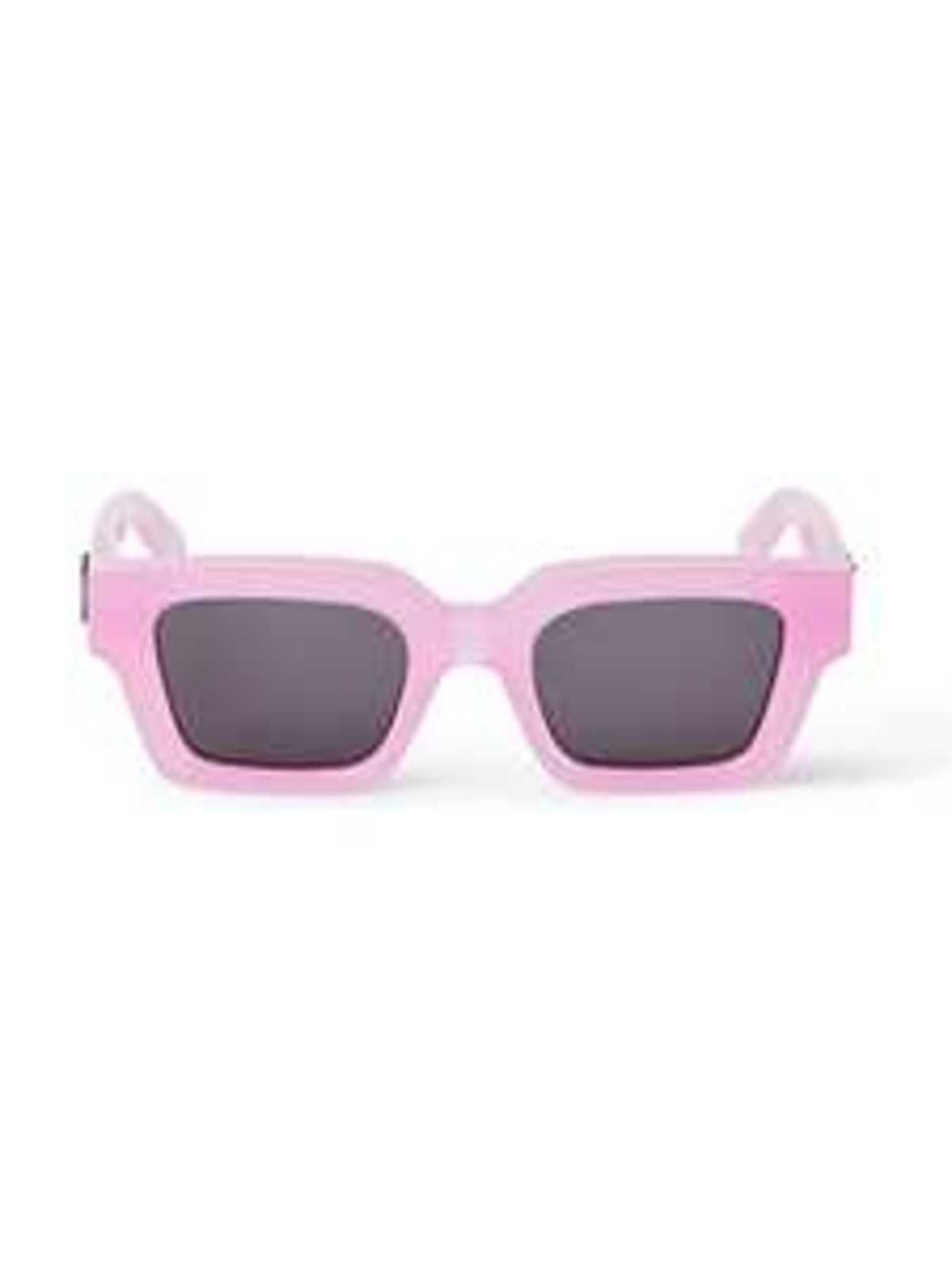 Off-White OERI008 Virgil Sunglasses - Pink Dark Grey - Image 1 of 2