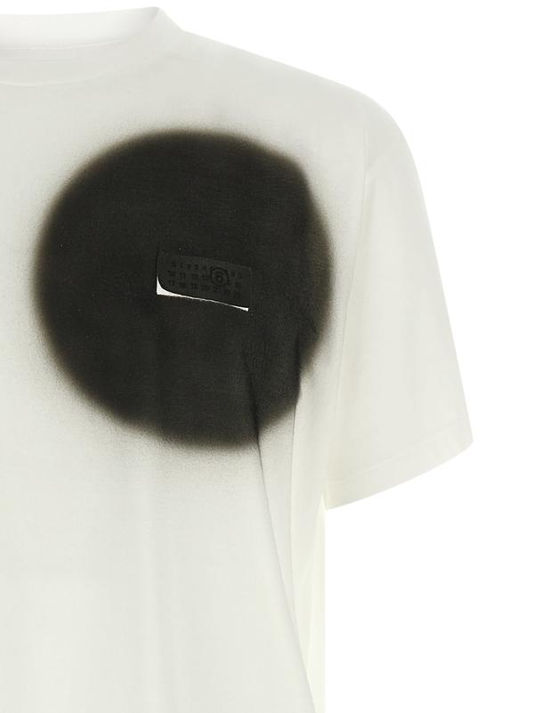 MM6 Maison Margiela Numeric Signature MM6 Spray T-Shirt - White