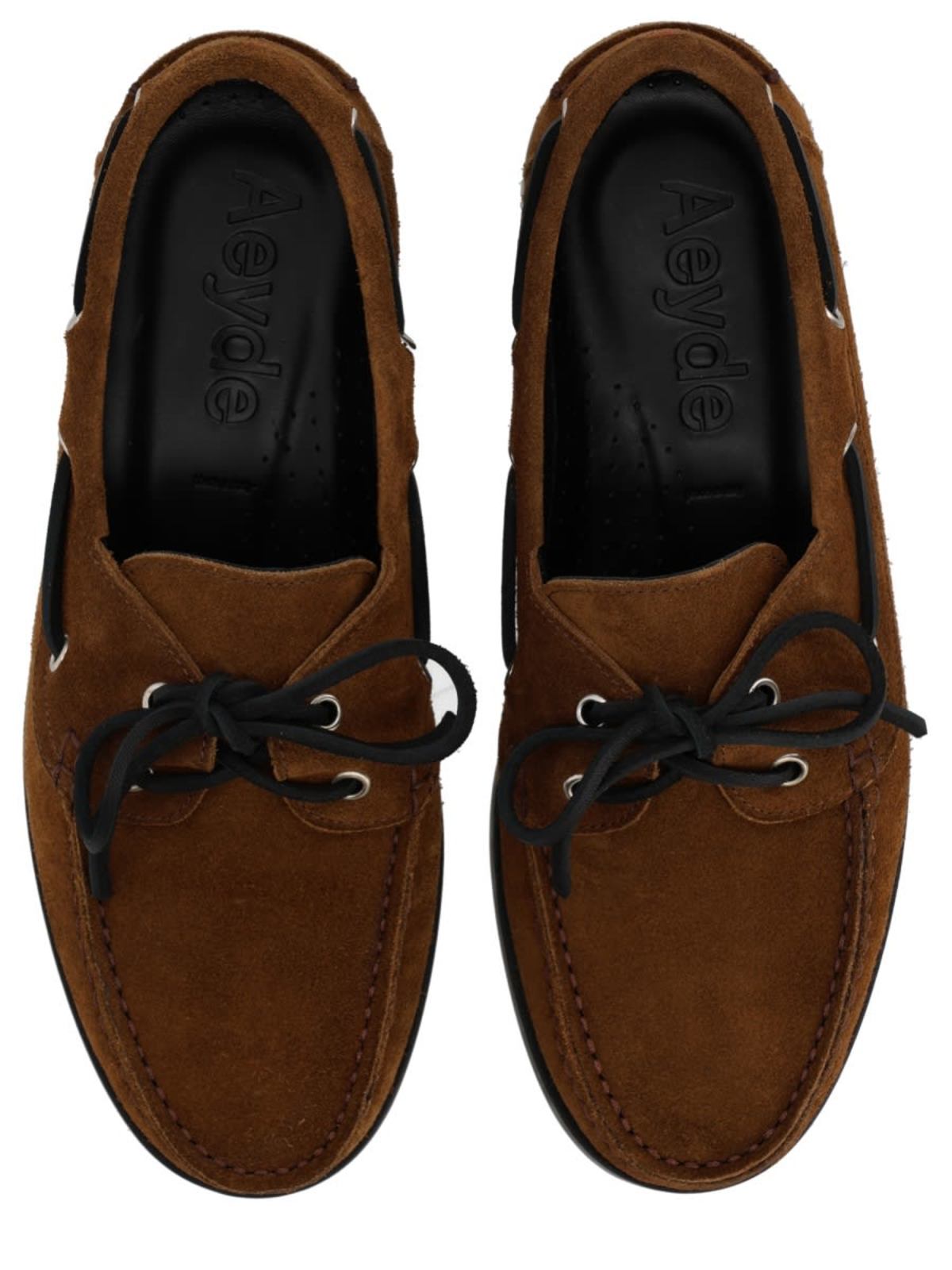 aeydē Harris Suede Loafer Flat Shoes - Brown - Image 5 of 5
