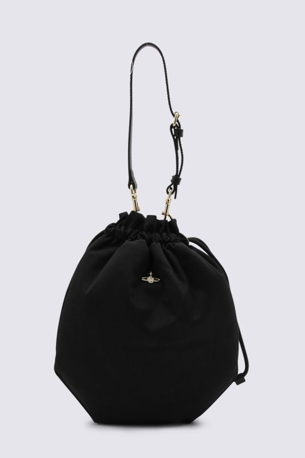 Vivienne Westwood Viscose Satchel Bag - Black