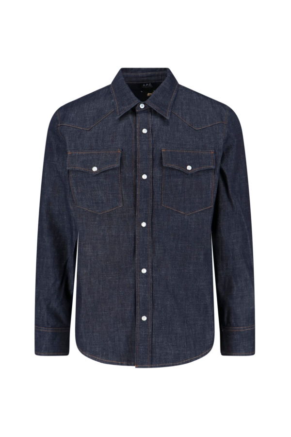 A.P.C. Denim Shirt - Blue