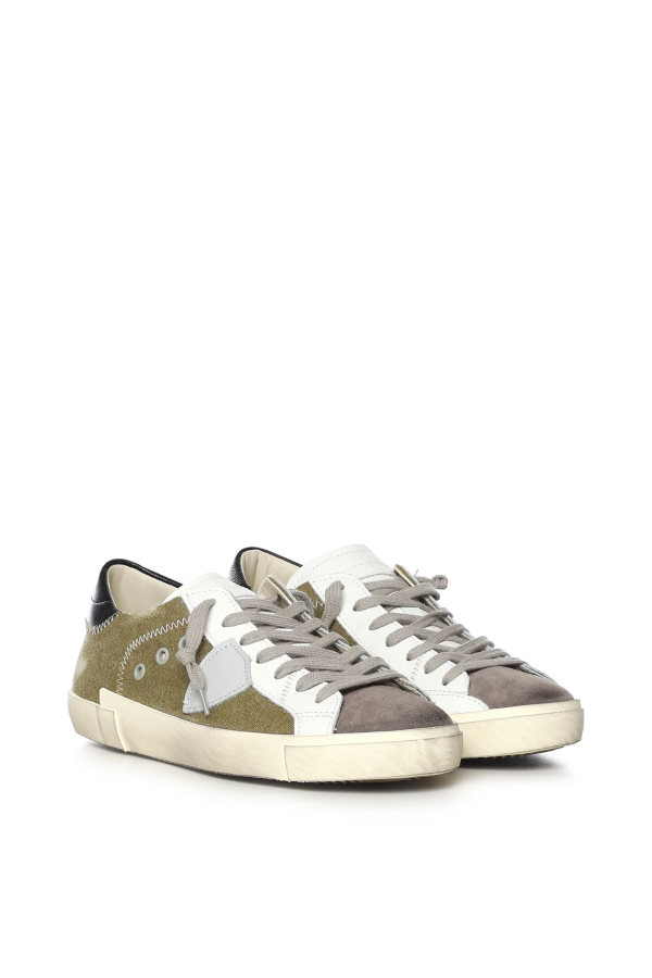 Philippe Model Prsx Sneaker - Military Green/Grey/Black