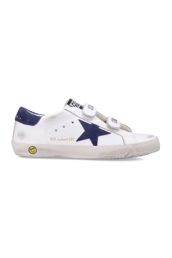 KIDS Golden Goose Old School Sneakers - White/Blue Depths