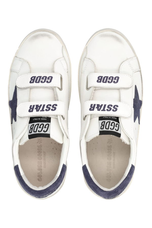 KIDS Golden Goose Old School Sneakers - White/Blue Depths