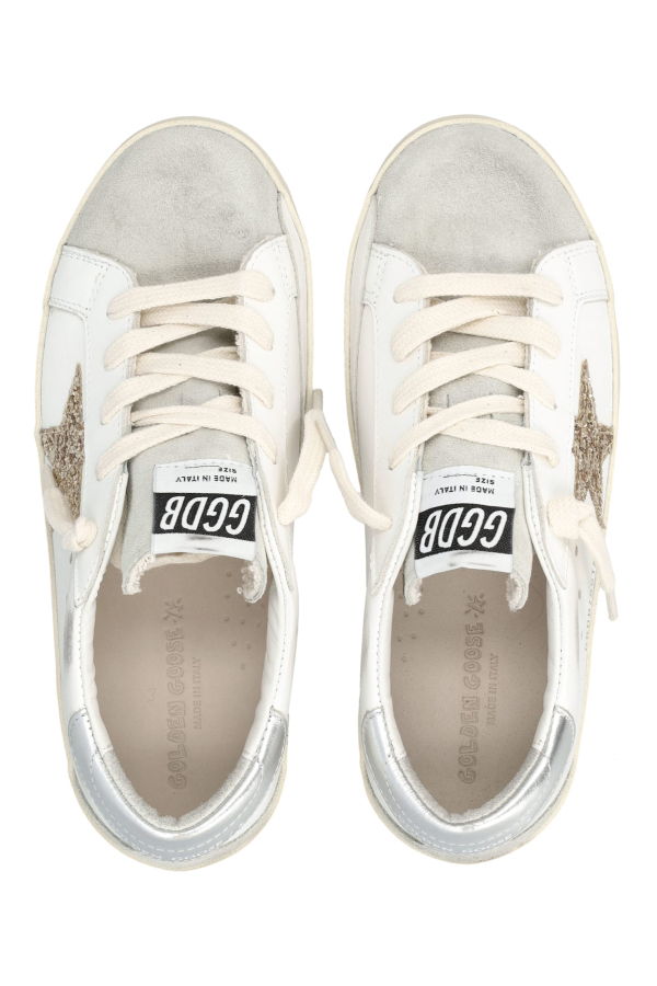 KIDS Golden Goose Super-Star Sneakers - White/Ice