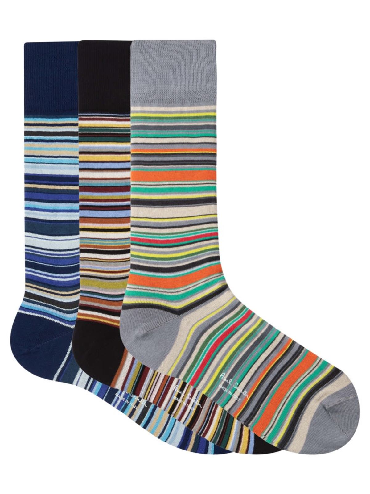 PAUL SMITH 3-Pack Striped Socks - Multicolour - Image 1 of 2