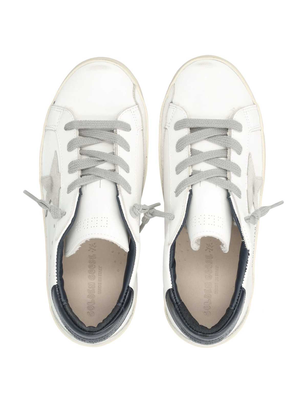 KIDS Golden Goose Super-star Sneakers - White/Ice - Image 2 of 4