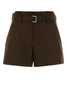 sacai Polyester Blend Shorts - Brown - Thumbnail 1