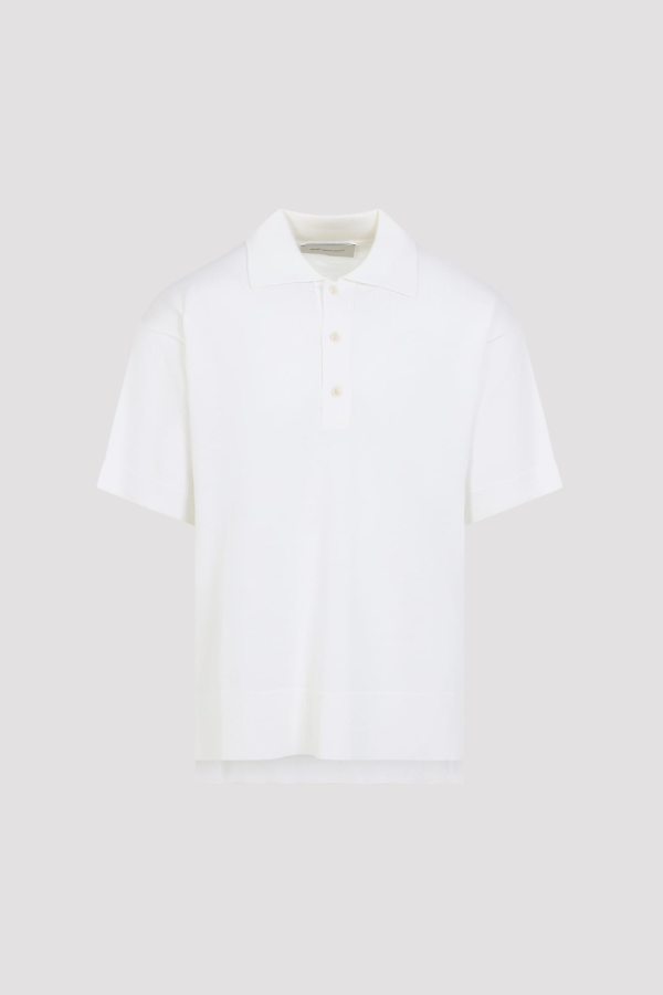 Ami Alexandre Mattiussi Polo With Tonal De Coeur Polo Shirt - Blanc Creme