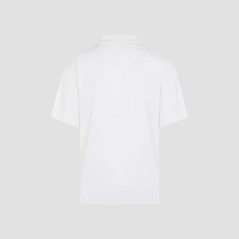 Ami Alexandre Mattiussi Polo With Tonal De Coeur Polo Shirt - Blanc Creme